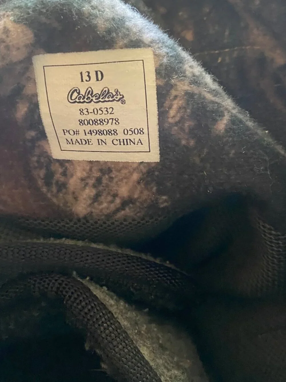 Cabelas this listing